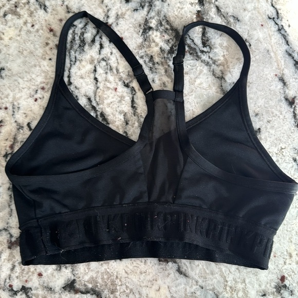 Black and white Victoria Secret PINK sports bra set - Picture 6 of 8